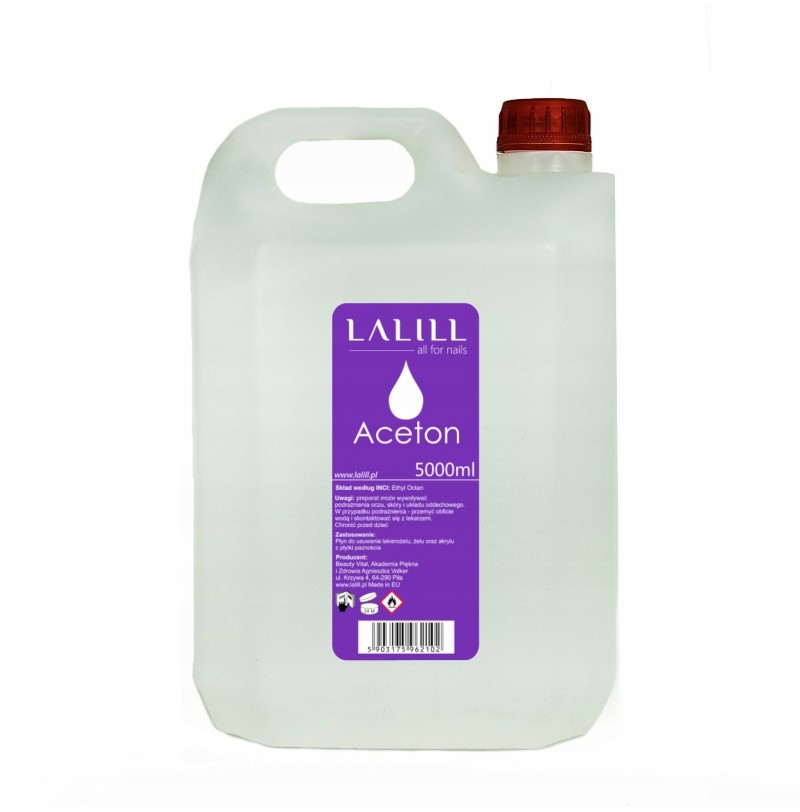 Aceton 5000ML 5L Do Paznokci Śćiągania Hybryd