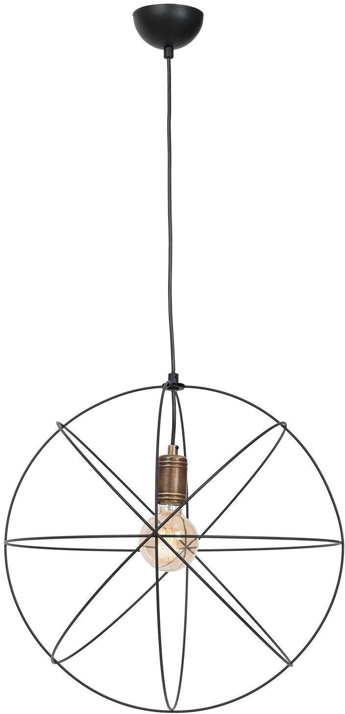 Luminex Żyrandol Gerid black/brass 1 955