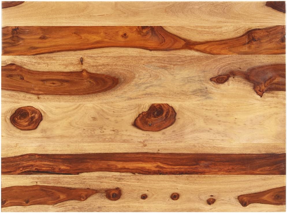 vidaXL Blat stołu, lite drewno sheesham, 25-27 mm, 60x80 cm vidaXL