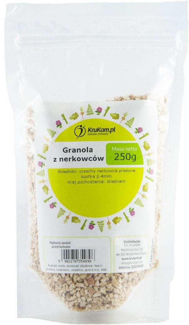 KruKam Granola z orzechów nerkowca 250g