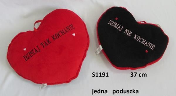 Sun-day Serce poduszka DZISIAJ TAK / DZISIAJ NIE 137326