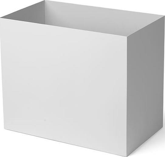 Ferm Living Pojemnik wysoki do kwietników Plant Box L jasnoszary 110145102