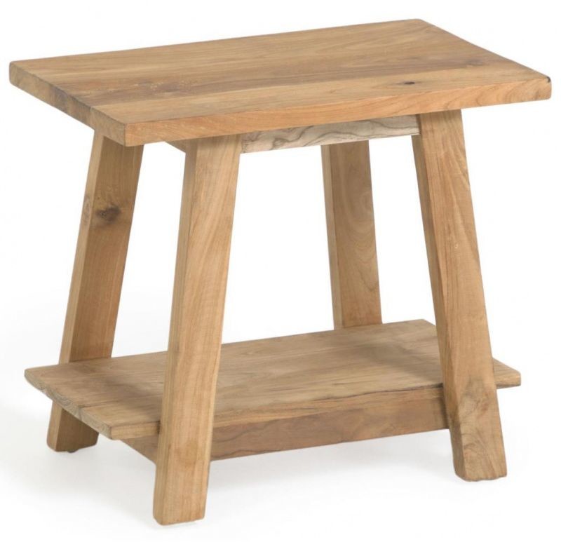 Laforma Stolik/podnóżek Safara 50 cm drewniany LM-N21-93