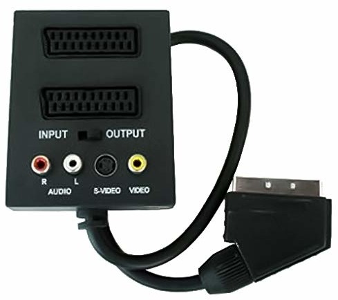 PremiumCord PremiumCord Adapter Scart/ m-2Xcart + 3 x cinch z włącznikiem/wyłącznikiem kjsa-02