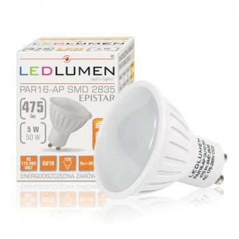 LEDlumen Żarówka LED GU10 5W 251090134