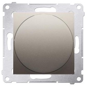 Kontakt Kontakt_Simon Regulator 110 V (moduł). Do załączania i regulacji źródeł światła z zasilaczami sterowanymi napięciem 110 V złoty mat DS9V.01/44