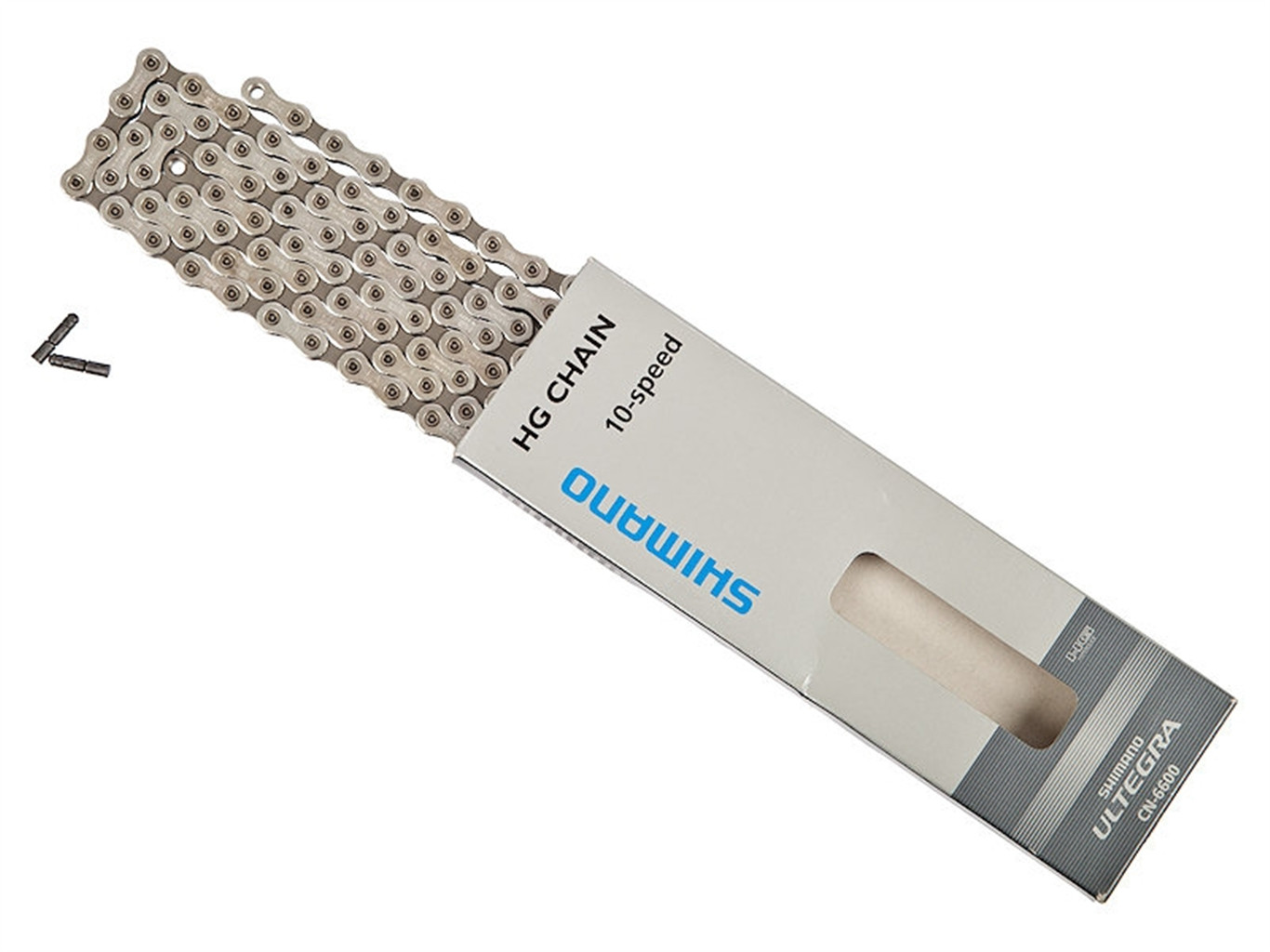 SHIMANO Łańcuch Ultegra CN-6600 / Ilość biegów: 10 / Ilość ogniw: 114 / Wersja opakowania: standard ICN6600114I