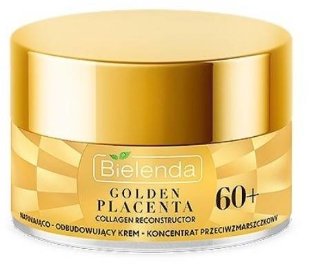 Bielenda Golden Placenta 60+ Napinająco-odbudowujący krem-koncentrat przeciwzmarszczkowy na dzień i na noc 50ml 64572-uniw
