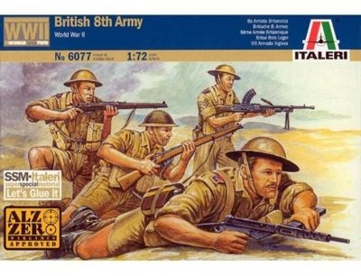 ITALERI British 8th Army World War II 6077