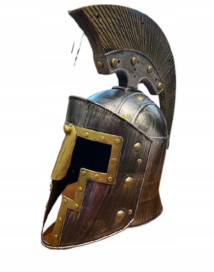 Hełm Rycerski Przyłbicą Rycerz Wojownik Gladiator
