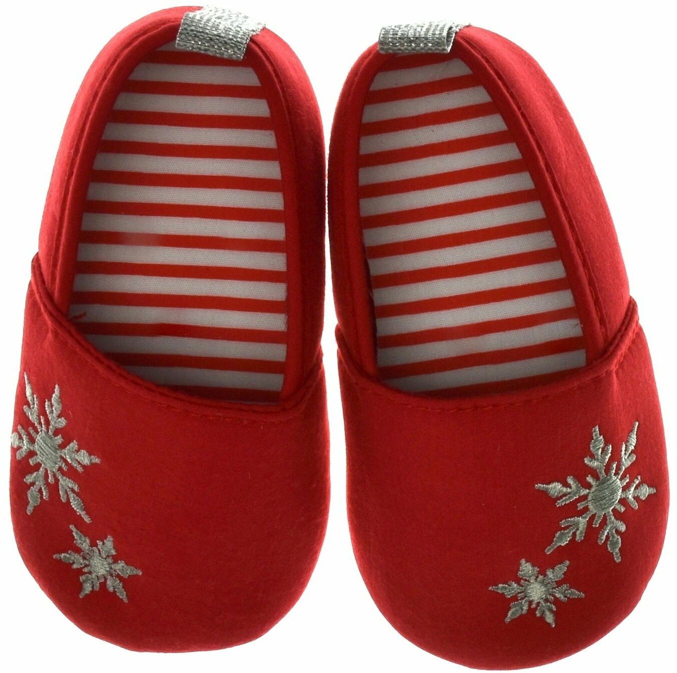 Scorpio Kapcie/niechodki dla dzieci Scorpio Snowflakes Red 04482