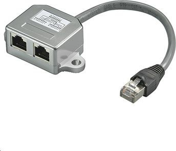 MicroConnect Y-ADAPTER RJ45-2xRJ45 M/F 8P MPK419