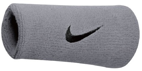 Nike Swoosh doppeltbreite schweib ¤ govender, mattsilber, 1 rozmiar 9380-5