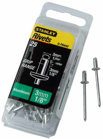 Stanley Nity aluminiowe 3x3mm opakowanie 25szt 1-PAA42T