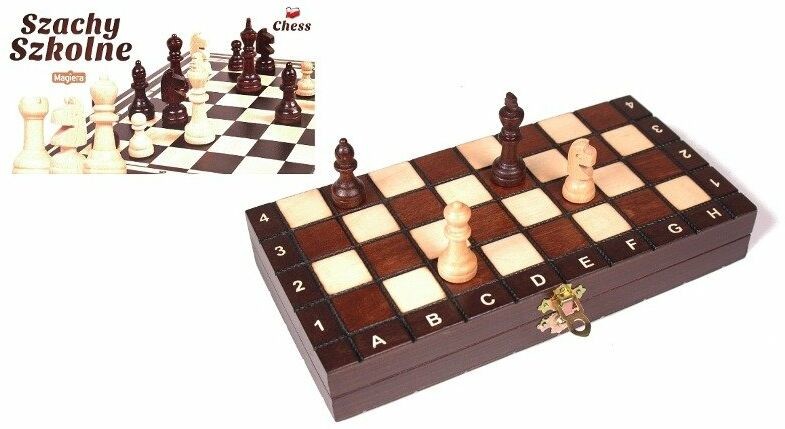 Magiera Stolarstwo Szachy szkolne 28 cm 4538001