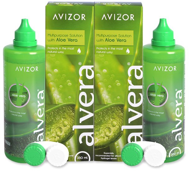 Avizor Płyn do soczewek Alvera Solution 2 x 350 ml