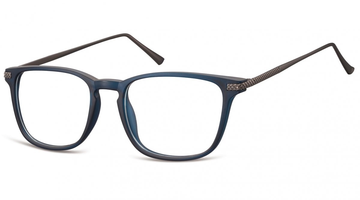 Sunoptic Oprawki korekcyjne Nerdy zerówki CP144D granatowe transparentne CP144D