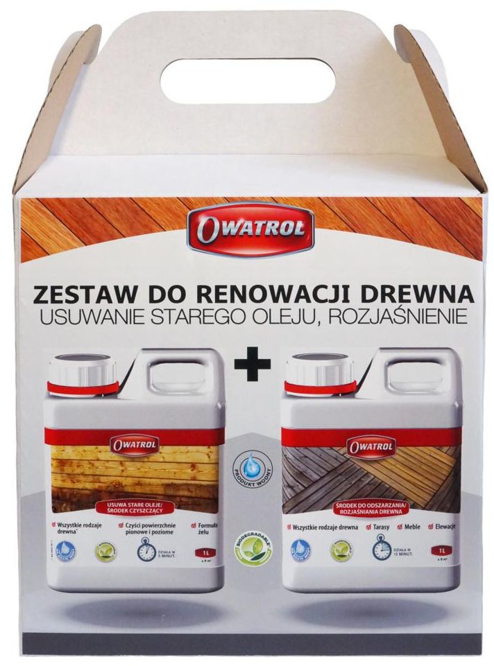 OWATROL Zestaw do renowacji drewna POWŁOK OLEJNYCH OWATROL