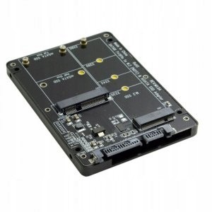 Adapter SATA3 M.2 Ngff mSATA Ssd Dual obudowa