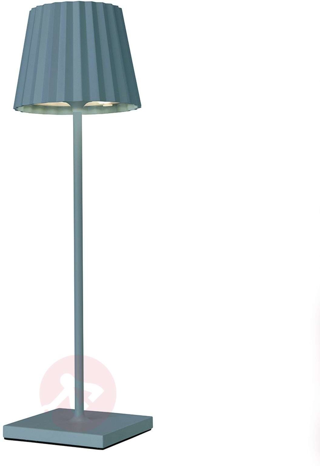 Sompex Lampa stołowa LED Troll 2.0 zewnętrzna, niebieska