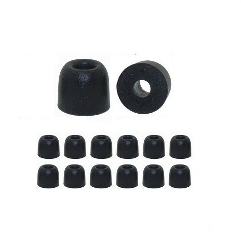 EarphonesPlus Earphones Plus Memory Foam słuchawki poduszka do in-ear-słuchawka medium czarny C-6MF-BKM
