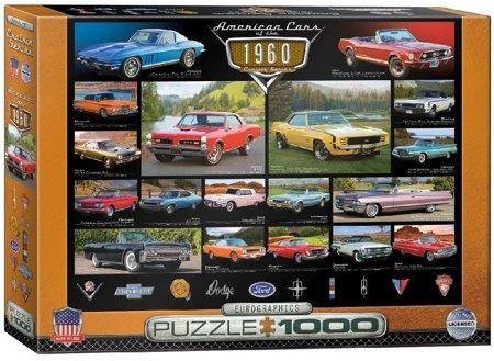 Eurographics Puzzle 1000 American Cars of the 1960s 6000-0677 -