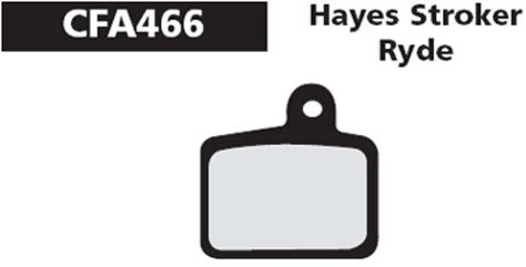 Hayes EBC Stroker Ride hamulec, Pad FA466HH