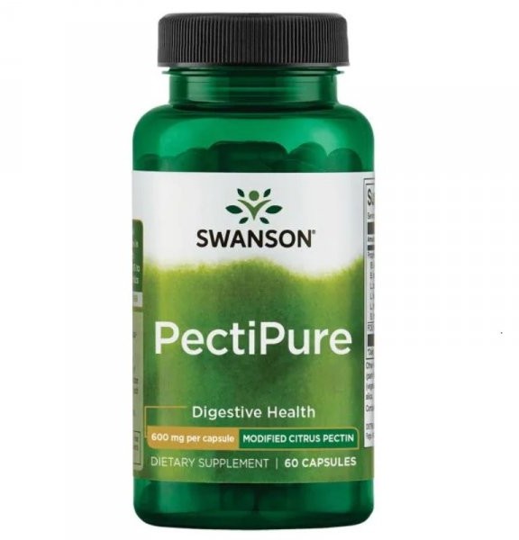 SWANSON PectiPure (modyfikowana pektyna cytrusowa) 600mg 60 kaps. SW326