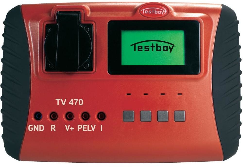 TESTBOY Tester instalacji TV 470 VDE 0701/0702 DIN EN 623 TV 470