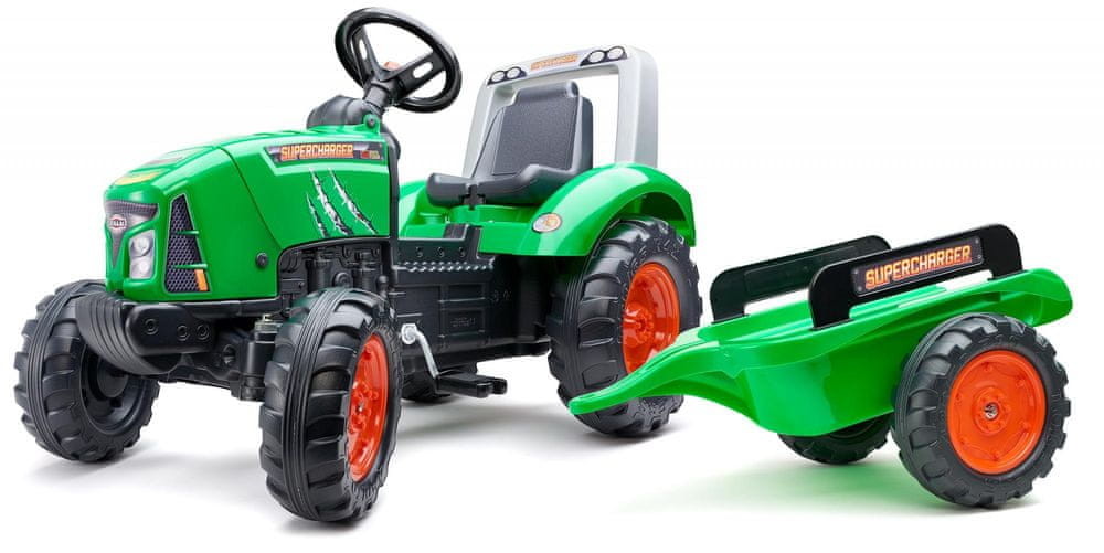 Falk traktor na pedały SuperCharger zielony