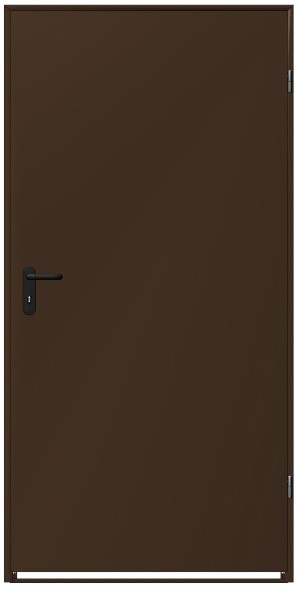Drzwi stalowe Hormann ZK ISO 900 x 2000 mm brązowe