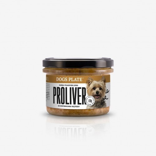 Dogs Plate PRO LIVER 180g dla psów z chorą wątrobą