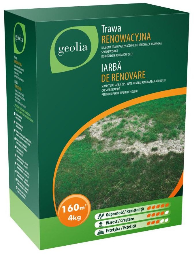GEOLIA Nasiona trawy renowacyjnej 4kg Geolia