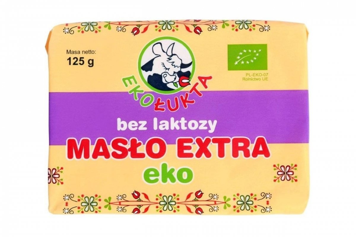 EKO ŁUKTA Lumarko Masło Extra Bez Laktozy Bio 125 G! 7132 Bio