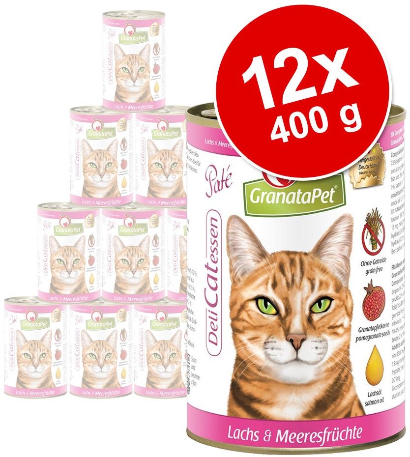 GranataPet Pakiet DeliCatessen 12 x 400 g Indyk z bażantem |