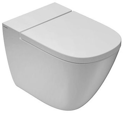 Globo Stockholm Toaleta WC stojąca 58x37 biały połysk LA001BI