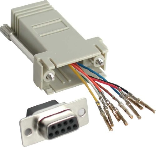 InLine Adapter  9pol Sub D BU AN RJ45 Bu 1 szt. (68889B)