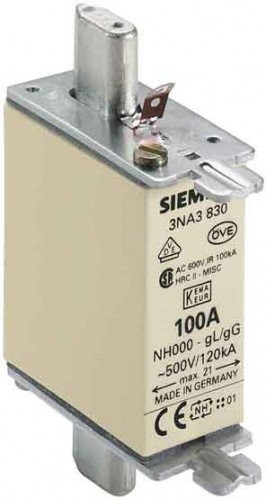 Siemens Tworzenie kopii zapasowych NH-500 V T-00 100 A 3NA3830