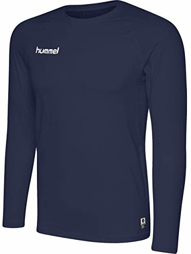 Hummel Męska koszulka Hml First Performance Jersey L/S niebieski (Bleu Marine) L 204502-7026