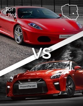 Jazda Ferrari F430 vs Nissan GT-R  Tor Ułęż P0000699