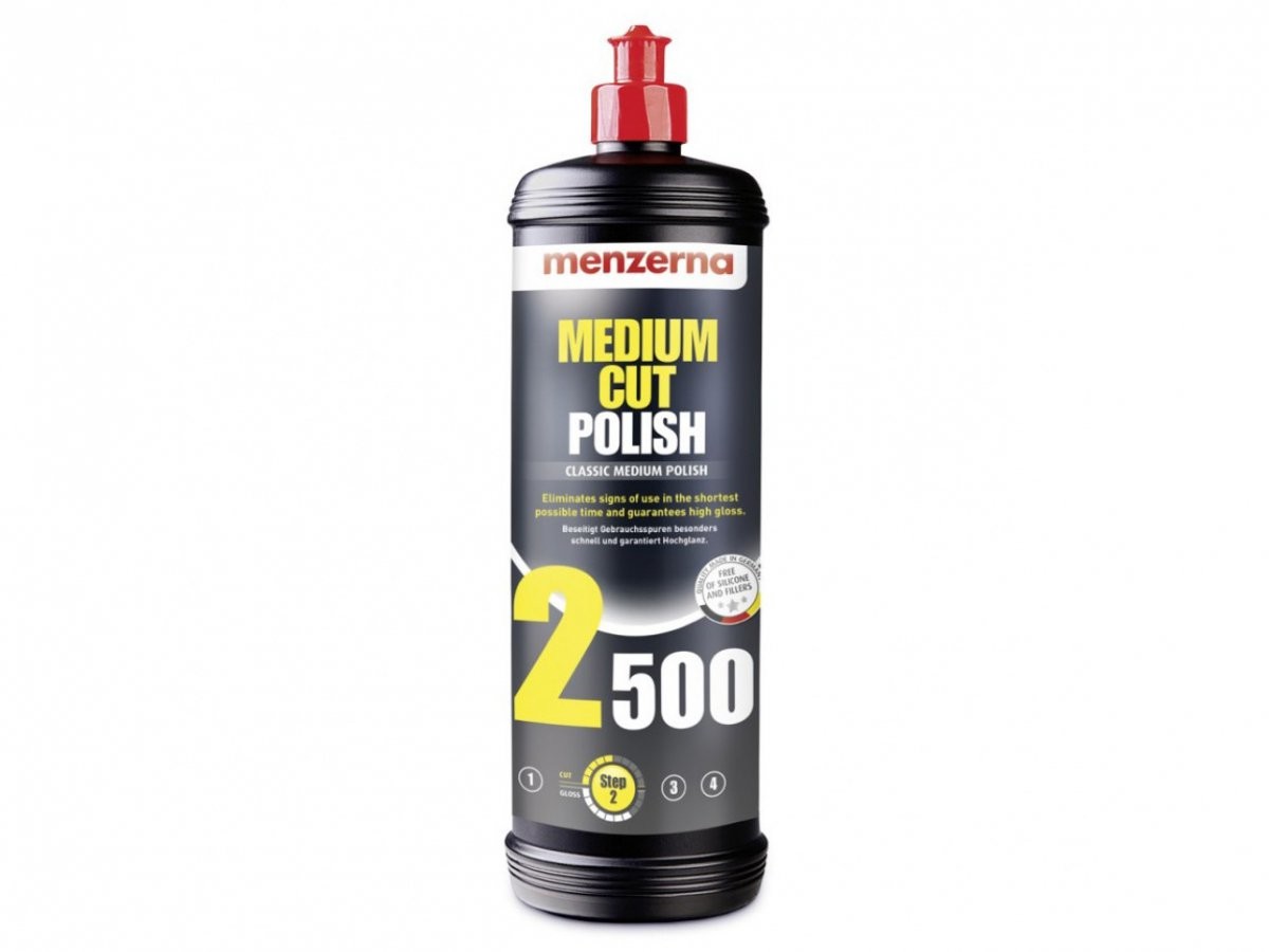 MENZERNA 2500 Medium Cut Polish - Średnio ścierna pasta polerska 1L