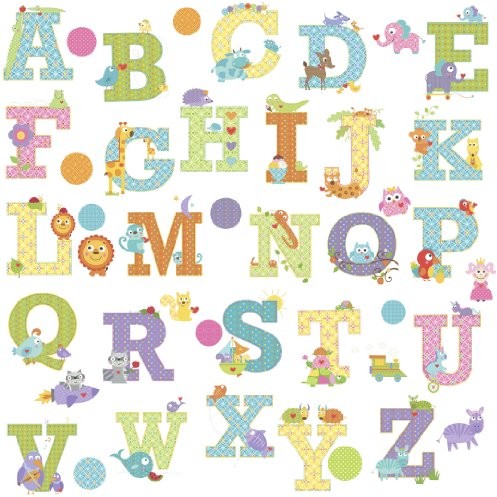 RoomMates 54156 happi Tier Alphabet YO-144