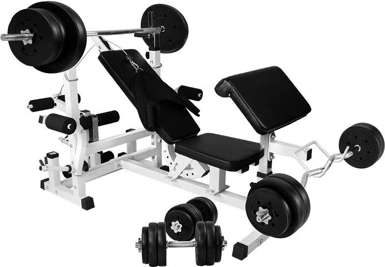 Gorilla Sports Stacja  z obciążeniem 100 kg