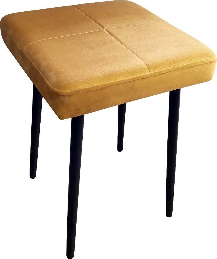 Atos Taboret SQUARE MG VELVET żółty AS-MAX-MG15-ZOLTY