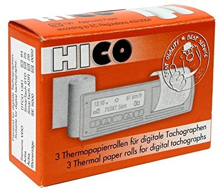 BORG-HICO tachografów hico papier termiczny do cyfrowych potrójnej paczce 300009