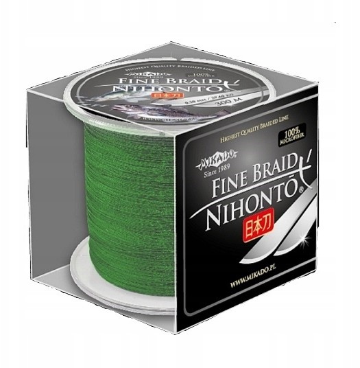 Mikado Plecionka 0,18/300m 14,40kg Nihonto Zielona