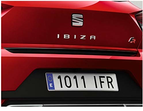 Seat Seat 6F0071360A listwa do klapy bagażnika listwa ozdobna listwa ochronna do bagażnika, czarna 6F0071360A