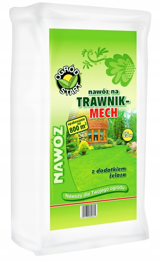 Ampol Nawóz Do Trawnika Z Mchem + Żelazo 25 Kg