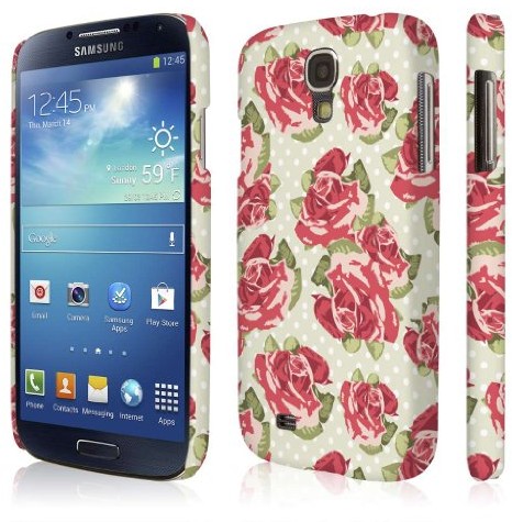 EMPIRE Signature Series Slim Fit etui do Samsung Galaxy S4 - vintage czerwone róże W13SRRS4S4