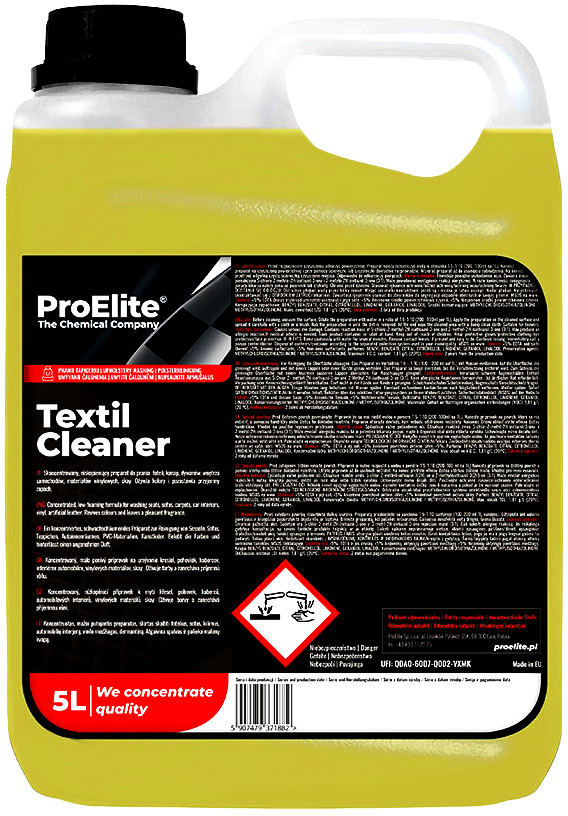 Mocny płyn do prania tapicerki Textil Cleaner 5L